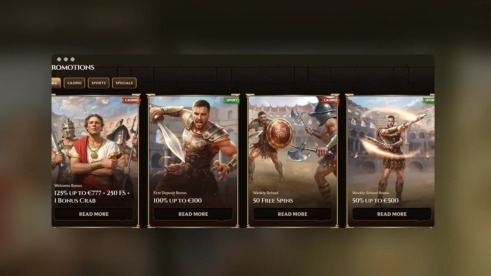 Lanista casino app